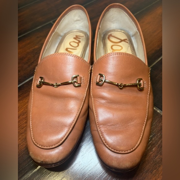 Women's Sam Edelman Tan Loafers Size 7.5 M - Picture 1 of 3